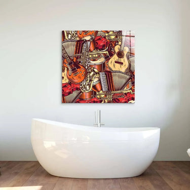 Musical Fill Glass Wall Art - DIY - CreoGlass®