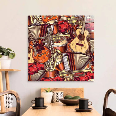 Musical Fill Glass Wall Art - DIY - CreoGlass®