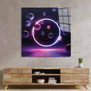 Neon Bubbles Glass Wall Art - DIY - CreoGlass®