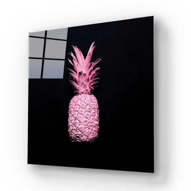 Pink Pineapple Glass Wall Art - DIY - CreoGlass®