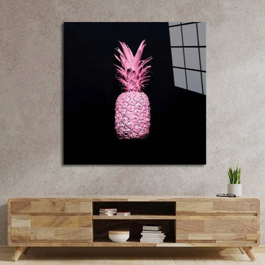 Pink Pineapple Glass Wall Art - DIY - CreoGlass®