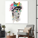 Pop Art David Collage Glass Wall Art - DIY - CreoGlass®