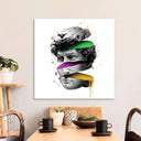 Pop Art David Glass Wall Art - DIY - CreoGlass®
