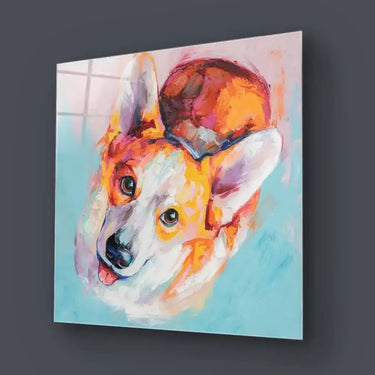 Puppy Dog Eyes Glass Wall Art - DIY - CreoGlass®
