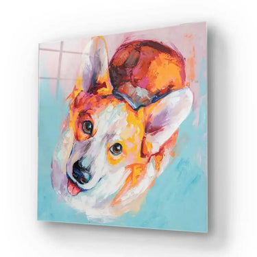 Puppy Dog Eyes Glass Wall Art - DIY - CreoGlass®