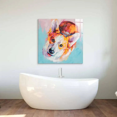 Puppy Dog Eyes Glass Wall Art - DIY - CreoGlass®
