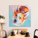 Puppy Dog Eyes Glass Wall Art - DIY - CreoGlass®