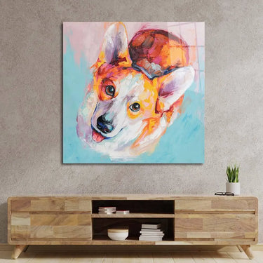 Puppy Dog Eyes Glass Wall Art - DIY - CreoGlass®