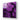 Purple Macaw Feathers Macro Photograph Glass Wall Art - DIY - CreoGlass®