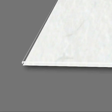 Red Flower Painting Glass Wall Art - Square Sizes - DIY - CreoGlass®