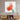 Red Flower Painting Glass Wall Art - Square Sizes - DIY - CreoGlass®
