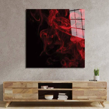 Red Smoke Glass Wall Art - DIY - CreoGlass®