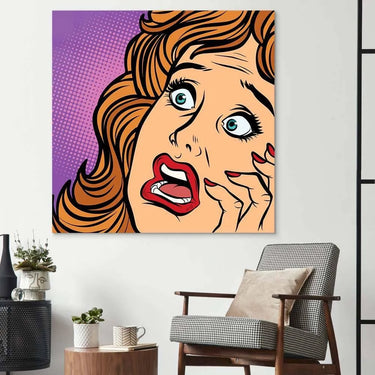 Retro Fear Glass Wall Art - DIY - CreoGlass®