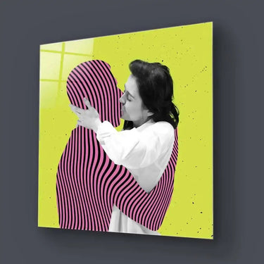 Retro Ideal Man Glass Wall Art - DIY - CreoGlass®