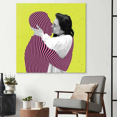 Retro Ideal Man Glass Wall Art - DIY - CreoGlass®