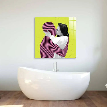Retro Ideal Man Glass Wall Art - DIY - CreoGlass®
