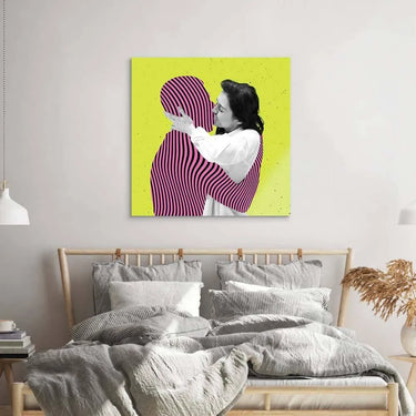 Retro Ideal Man Glass Wall Art - DIY - CreoGlass®