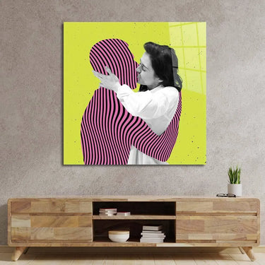 Retro Ideal Man Glass Wall Art - DIY - CreoGlass®