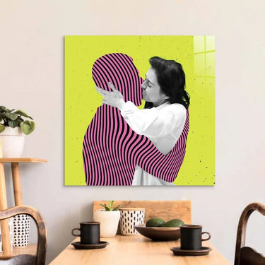 Retro Ideal Man Glass Wall Art - DIY - CreoGlass®