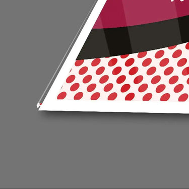 Retro Red Sunglasses 2 Glass Wall Art - DIY - CreoGlass®