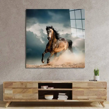 Running Horse Glass Wall Art - DIY - CreoGlass®
