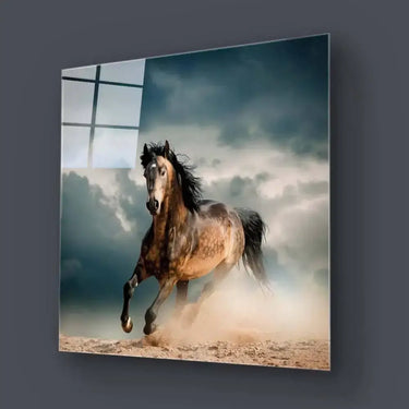 Running Horse Glass Wall Art - DIY - CreoGlass®