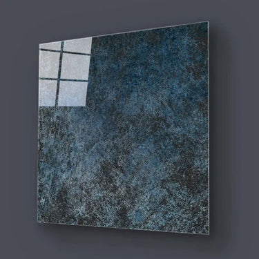 Textured Blue Glass Wall Art - DIY - CreoGlass®
