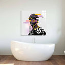 Vandalised Greek Statue 2 Glass Wall Art - DIY - CreoGlass®