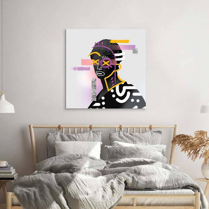 Vandalised Greek Statue 2 Glass Wall Art - DIY - CreoGlass®