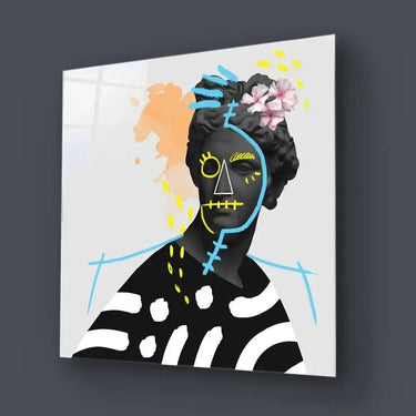 Vandalised Greek Statue 4 Glass Wall Art - DIY - CreoGlass®