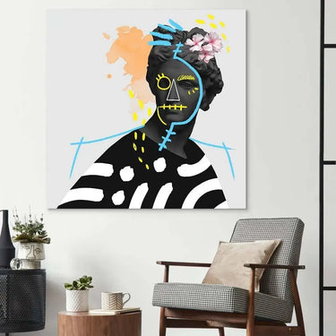 Vandalised Greek Statue 4 Glass Wall Art - DIY - CreoGlass®