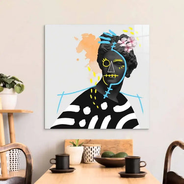 Vandalised Greek Statue 4 Glass Wall Art - DIY - CreoGlass®