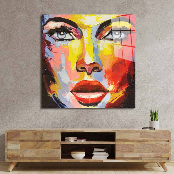 Woman Painting Glass Wall Art - DIY – CreoGlass®