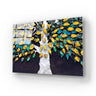 3D Tree with Gold Leaves Glass Wall Art - DIY - CreoGlass®