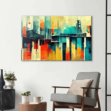 60s Distressed Space Age Glass Wall Art - DIY - CreoGlass®