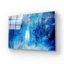 Abstract Art Blue Oil Painting Glass Wall Art - DIY - CreoGlass®