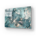 Abstract Blue Alcohol Ink Glass Wall Art - DIY - CreoGlass®