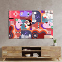 Abstract Dirty Dog Glass Wall Art - DIY - CreoGlass®