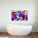 Abstract Drunk Women Glass Wall Art - DIY - CreoGlass®