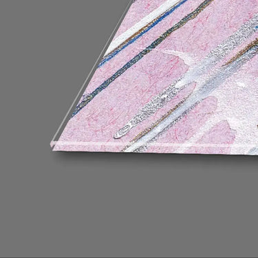 Abstract Expressionism Colourful Contemporary Pollock Glass Wall Art - DIY - CreoGlass®