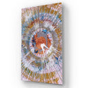 Abstract Expressionism Colourful Contemporary Pollock Glass Wall Art - DIY - CreoGlass®