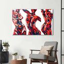 Abstract Female Figure Glass Wall Art - DIY - CreoGlass®