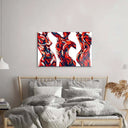 Abstract Female Figure Glass Wall Art - DIY - CreoGlass®