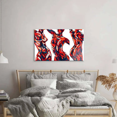Abstract Female Figure Glass Wall Art - DIY - CreoGlass®