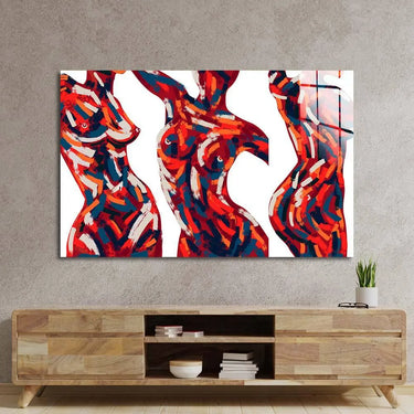 Abstract Female Figure Glass Wall Art - DIY - CreoGlass®