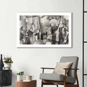 Abstract French Jazz Band Glass Wall Art - DIY - CreoGlass®