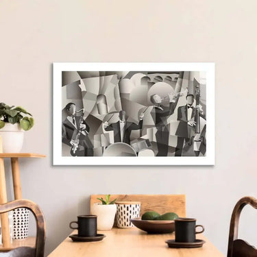 Abstract French Jazz Band Glass Wall Art - DIY - CreoGlass®