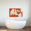 Abstract Geometric Creatures Glass Wall Art - DIY - CreoGlass®