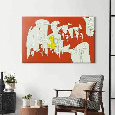Abstract Geometric Creatures Glass Wall Art - DIY - CreoGlass®