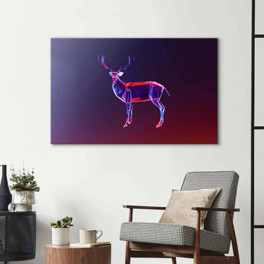 Abstract Geometric Deer Glass Wall Art - DIY - CreoGlass®